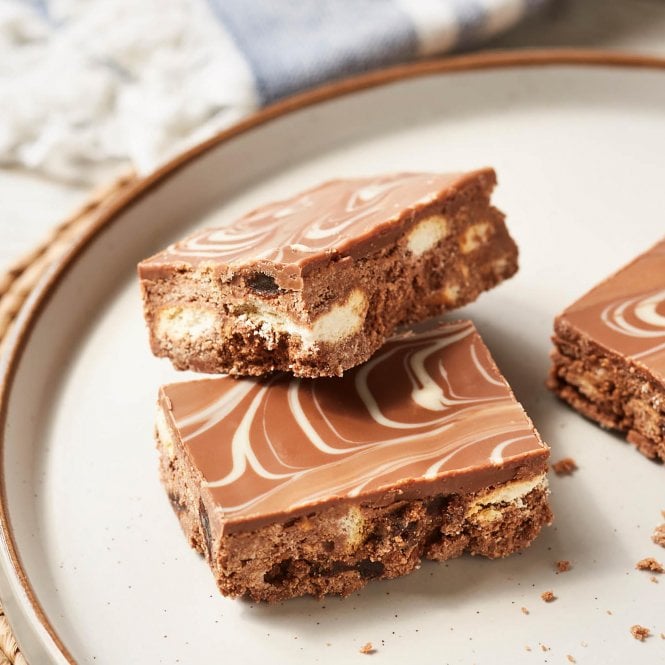 Belgian Chocolate Tiffin Cake