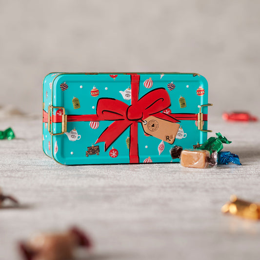 Festive Toffee & Fudge Tin